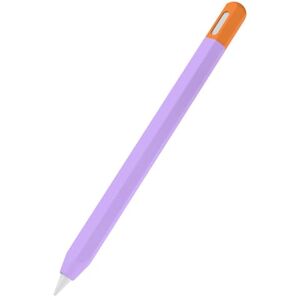 Wizoowip Étui à Crayons antidérapant pour Apple, 3ème Manchon capacitif, USB C, génération Ultra-Mince en Silicone, Support magnétique antidérapant Pourpre - Publicité