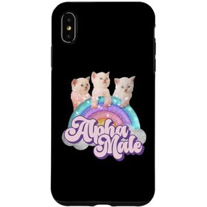 Coque pour iPhone XS Max Alpha Mâle Chat Chaton Drôle Sarcastique Ironique Alpha Mâle - Publicité