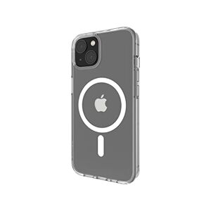 Belkin Coque de protection antimicrobienne compatible MagSafe pour iPhone 13 (aimants intégrés, matériaux anti-UV et rebords surélevés pour protéger l'appareil photo, coque transparente) - Publicité