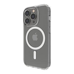 Belkin Coque de Protection MagSafe pour iPhone 14 Pro (Coque Transparente et magnétique, aimants intégrés, rebords, Protection de l'appareil Photo/caméra, Compatible avec Les chargeurs MagSafe) - Publicité