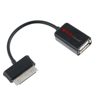 TECHGEAR® Câble adaptateur USB OTG 30 broches vers USB femelle pour Samsung Galaxy Note 10.1 N8000 et N8010 - Publicité