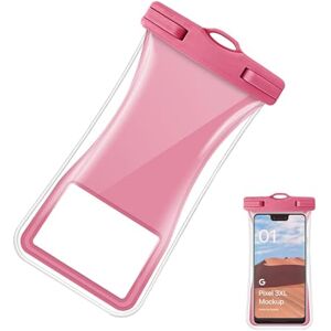 Yulokdwi Pochette téléphone étanche Flottante,Pochette de Protection pour téléphone à Eau Haute Transparence Pochette étanche avec lanière pour sous-Marin, Plage, Surf, plongée en apnée - Publicité