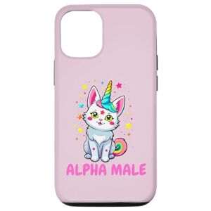 Coque pour iPhone 14 Pro Licorne mâle alpha, chat, chaton, kawaii, arc-en-ciel, étoiles - Publicité
