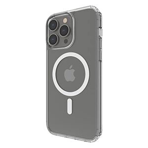 Belkin Coque de Protection MagSafe pour iPhone 14 Pro Max (Coque Transparente et magnétique, aimants intégrés, rebords, Protection de l'appareil Photo/caméra, Compatible avec Les chargeurs MagSafe) - Publicité