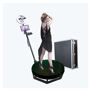 FAXIOAWA Machine à photobooth 360° avec Rotation au ralenti, Plate-Forme Portable pour Selfie, Cabine Photo à 360 degrés avec Support Rotatif, 4 Tailles (Taille : 80 cm/31,5 Pouces + Flight Case) - Publicité