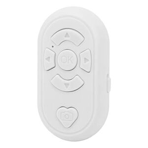 Bewinner TIK TOK Télécommande Bluetooth, Tourneur de Page D'Application sans Fil de 10 M, Télécommande sans Fil pour Appareil Photo de Téléphone, Obturateur à Distance pour Smartphones, (Blanc) - Publicité