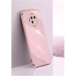 JIEZUIMEI Compatible avec Coque Xiaomi Redmi Note 9 5G / Note 9T 5G Silicone Protection, Original Antichoc Case Placage TPU Etui Anti-Dérapant Cover-Violet - Publicité