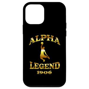 Coque pour iPhone 12 mini Alpha Basketball Legend Fraternité Africaine 1906 - Publicité
