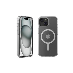 Belkin SheerForce coque de protection MagSafe pour iPhone 15, revêtement antimicrobien, coque pour iPhone 15 magnétique, transparente, étui avec rebords, protection caméra, anti-jaunissement - Publicité