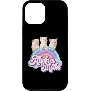 Coque pour iPhone 12 Pro Max Alpha Mâle Chat Chaton Drôle Sarcastique Ironique Alpha Mâle - Publicité