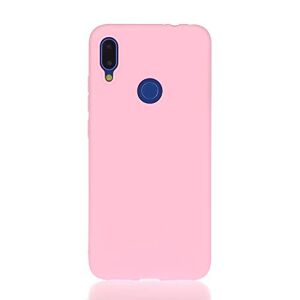 LeviDo Coque Compatible pour Xiaomi Redmi Note 7 Étui Silicone Ultra Mince TPU Gel Souple Bumper Fine One Piece Housse Design Antichoc Bonbons Couleurs Case Cover, Rose 1 - Publicité