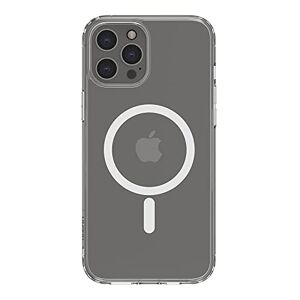 Belkin Coque de protection pour iPhone 12 Pro compatible MagSafe (avec revêtement antimicrobien, aimants intégrés et rebords surélevés antichocs pour protéger l'appareil photo) Transparent - Publicité