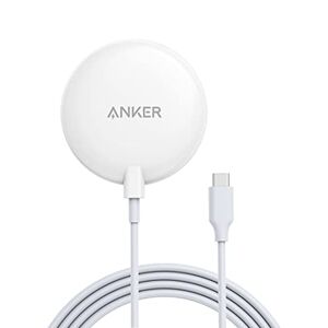Anker 313 Chargeur magnétique sans Fil avec câble USB-C de 150 cm, Convient Uniquement pour iPhone 15/15 Pro / 15 Pro Max / 14/13 / 13 Mini / 13 Pro / 13 Pro / 13 Pro Max / 12 (sans Bloc - Publicité