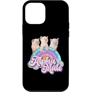 Coque pour iPhone 12 mini Alpha Mâle Chat Chaton Drôle Sarcastique Ironique Alpha Mâle - Publicité