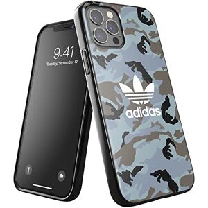 adidas Coque conçue pour iPhone 12, iPhone 12 Pro 6,1" Anti-Chute Bords surélevés résistants aux Chocs Émeraude/oxyde Bleu - Publicité