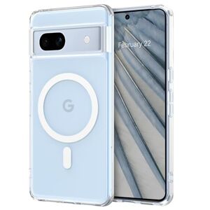 BENTOBEN Magnétique Coque pour Google Pixel 7a avec Magsafe Protection Antichoc de Grade Militaire, Etui Transparent Fine Housse Résistant aux Rayures Anti-jaunissement Coque Pixel 7a -Transparente - Publicité