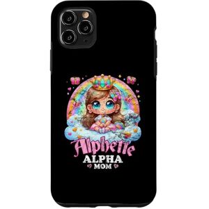 Coque pour iPhone 11 Pro Max Alphette, graphique sarcastique amusant pour maman alpha - Publicité