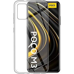 NOVAGO Compatible avec Xiaomi Poco M3 / Redmi 9T Coque Transparent en Gel Souple Solide - Publicité