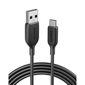 Anker Câble USB Type C, Câble de Charge Rapide  Powerline III USB-A vers USB-C (3m), Compatible avec Les Samsung Galaxy S10 S9 Plus S8 Plus, LG V20 G7 G6 G5, Sony XZ et Plus - Publicité