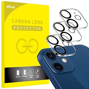 JETech Protection Objectif Caméra Arrière pour iPhone 12 6,1 Pouces, Film en Verre Trempé 9H, Ultra HD, Anti-Rayures, Lot de 3 - Publicité