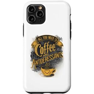 funny design DesertThrills Coque pour iPhone 11 Pro Funny Design Brewed Bliss : Collection pour les amateurs de café - Publicité