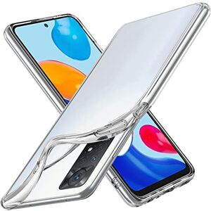 NOVAGO Compatible avec Xiaomi Redmi Note 11 / Redmi Note 11S (4G) Coque arrière Transparent en Gel Souple Solide - Publicité