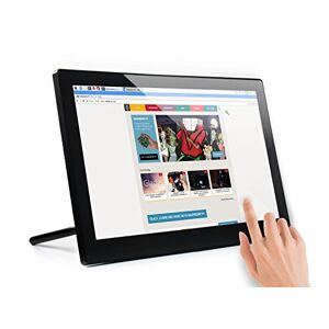 Waveshare 13.3inch HDMI LCD (H) (with Case) IPS 1920x1080 Resolution Capacitive Touch Screen with Toughened Glass Cover Supports Raspberry Pi Windows BB Black Raspbian Ubuntu - Publicité