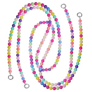 Homoyoyo 10 Pcs Mobile Téléphone Chaîne Bracelets Colorés Téléphone Bracelet Sangle Bracelet Pour Téléphone Chaîne Suspendue Pour Téléphone Téléphone Portable Dragonne Téléphone Cordon - Publicité