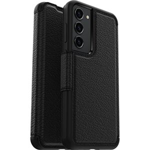 Otterbox Strada Coque pour Samsung Galaxy S23+, Antichoc, anti-chute, cuir de qualité, 2 porte-cartes, supporte 3 x plus de chutes que la norme militaire, Noir - Publicité