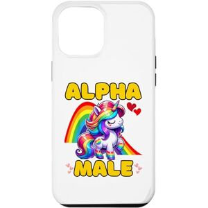 Coque pour iPhone 13 Pro Max Alpha Male Licorne arc-en-ciel sarcastique drôle Great S - Publicité