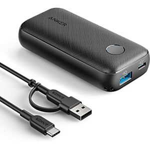 Anker Batterie Externe Recharge Rapide, PowerBank 10 000mAh, Chargeur Portable avec Port USB-C (25 W) pour iPhone 15/14/13/12/Pro/Pro Max/XR/XS, Samsung, iPad et Bien Plus Encore (Noir) - Publicité