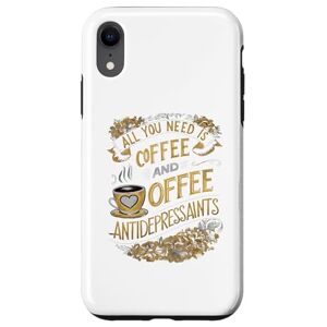 funny design DesertThrills Coque pour iPhone XR Funny Design Brewed Bliss : Collection pour les amateurs de café - Publicité