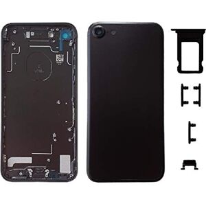 Smartex ® Chassis Arriere en Vitre + Coque + Tiroir SIM Compatible avec iPhone 7   Back Cover + Frame (Noir) - Publicité