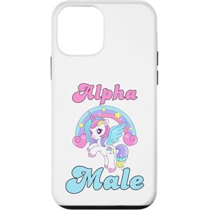 Coque pour iPhone 12 mini Licorne Alpha Male Rainbow Cool Sarcastique Ironic Weird Humour - Publicité