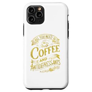 funny design DesertThrills Coque pour iPhone 11 Pro Funny Design Brewed Bliss : Collection pour les amateurs de café - Publicité