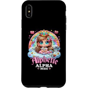 Coque pour iPhone XS Max Alphette, graphique sarcastique amusant pour maman alpha - Publicité