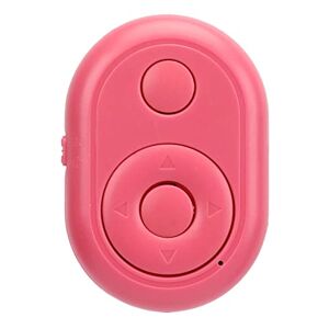 Bewinner Télécommande Bluetooth Page Turner, Télécommande D'appareil Photo sans Fil, Télécommande D'application Bluetooth, Bouton Selfie D'obturateur à Distance pour Téléphones (Rose) - Publicité