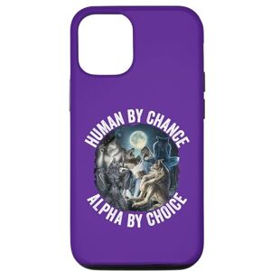 Coque pour iPhone 15 Pro Tee-shirt Alpha Wolf Meme Vintage pour homme de la marque Chance Alpha By Choice - Publicité