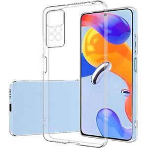 NOVAGO Compatible avec Redmi Note 11 Pro/Redmi Note 11 Pro 5G/Redmi Note 12 Pro 4G Coque arrière Transparent en TPU Gel Souple Solide Anti Choc - Publicité