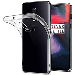 NOVAGO Compatible avec OnePlus 6 (1+6) Coque Souple et Résistante Anti Choc (x1, Transparent) - Publicité