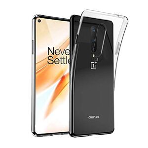 NOVAGO Compatible avec OnePlus 8 Coque Transparent en Gel Souple Solide(1 Coque, Transparent) - Publicité