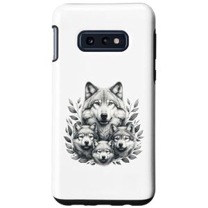 Alpha Coque pour Galaxy S10e Design famille loup - Publicité