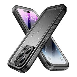Coque étanche pour iPhone 13 Pro Max - Coque de protection intégrale pour iPhone  13 Pro Max 6,7 pouces étanche antichoc et antipoussière avec protection  d'écran intégrée (Noir) - 