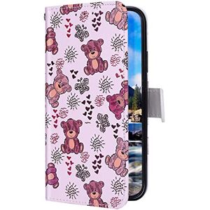 Uposao Etui pour Samsung Galaxy A10S Coque en PU,Pochette Portefeuille en Cuir Coque de Protection Fonction Stand Housse Fermeture Magnetique Rabat 3D Effet Motif Coloré Coque Galaxy A10S,Ours - Publicité