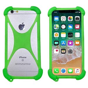 ABCTen Etui pour SFR Star Edition STARTRAIL 6 Plus Housse de Coques Bumper Téléphone Cover SFR Altice S51 S10 S40 S60 S70 STARACTIVE 2 Case Antichoc élasticité Souple Cadre de Protection (Vert) - Publicité