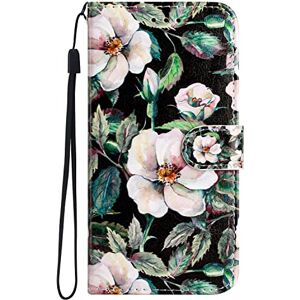 Yiscase Étui de protection pour Google Pixel 6A   Étui de protection en cuir synthétique peint à motif livre   Étui de protection intérieur en TPU   Magnolia - Publicité