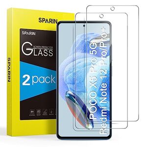 3 Pièces Film Protection écran en Verre Trempé pour Xiaomi Poco X5 Pro 5G  (Pas pour Poco X5 5G) avec 3 Pièces Caméra Arrière Protecteur, Outil  d'Installation Facile, Anti-Rayures, sans Bulles