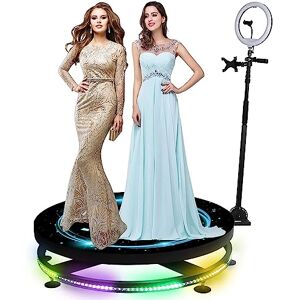 CcacHe 2023 Upgrade 360 ​​Photo Booth Machine, 360 Photo Booth for Les fêtes, 360 Camera Booth, Automatic Slow Motion 360 Spin Photo Booth avec Support Rotatif et Selfie Light (Color : Normal Box, Size : 1 - Publicité