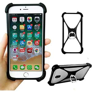 ABCTen Noir Ring Stand Case pour Xgody Symbol X S14 S12 D25 D24 Pro Coques Bumper Téléphone Etui Cover Xgody D23 D22 D19 D18 D17 Housse de Protection Antichoc élasticité Souple Rotatif Anneau Bague Support - Publicité