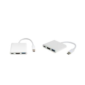 Adaptateur USB-C mâle : 1 USB C + 1 USB A + 1 HDMI - Sélection d’Experts - Linkster - Publicité